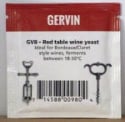 Gervin GV8 Bordeaux/Claret style Red Table Wine Yeast.