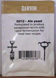 Gervin English Ale Yeast (GV12) - sachet