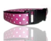 Polka Dots Spots Stripes Adjustable Dog Collars