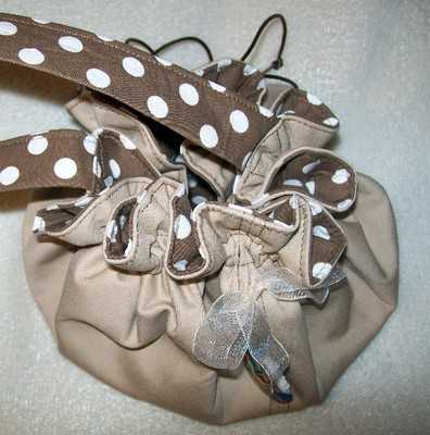 Nude & Polka-dot Pin-Up Dolly Bag
