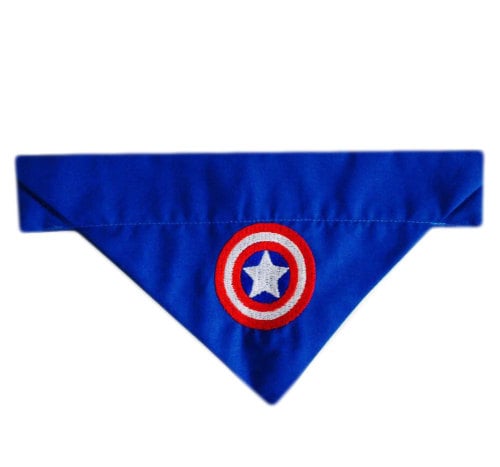 Captain America Avengers Marvel Superhero Dog Bandana