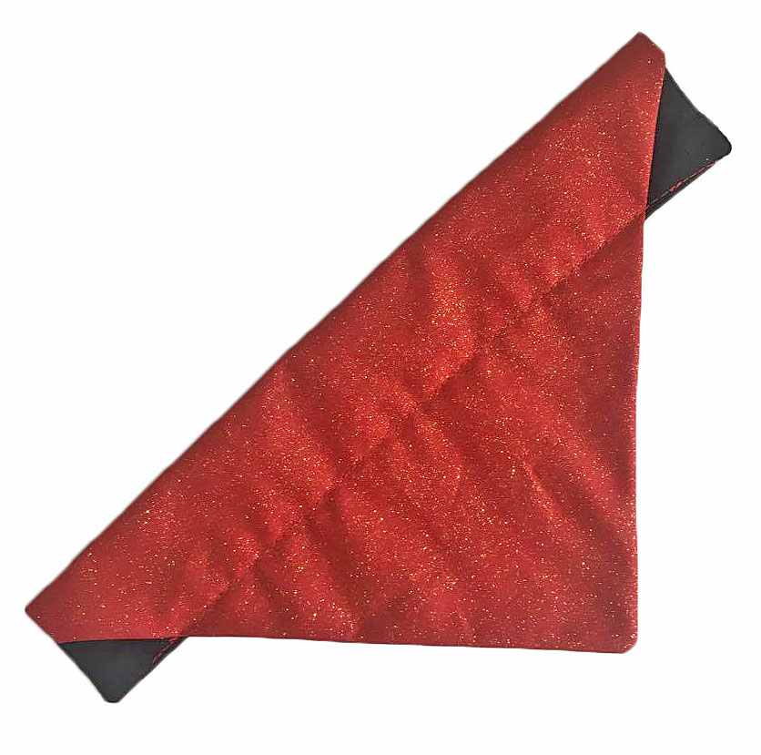 Red Glitter Christmas Dog And Cat Bandana