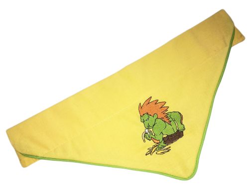 Official Street Fighter Embroidered Piped Edge Blanka Bandana