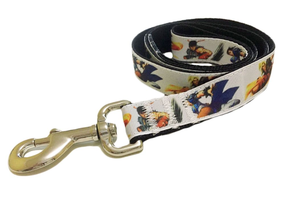 Official Street Fighter Chun-Li Ken Ryu Classic Arcade Dog Lead Leash