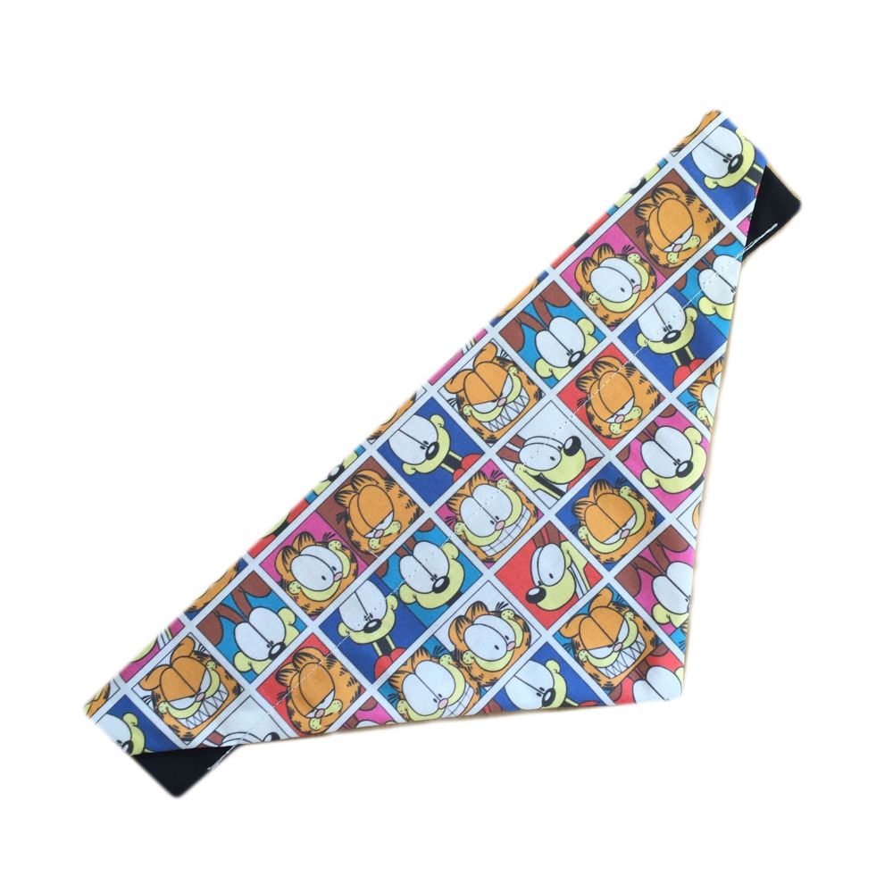 Garfield Odie Comic Strip Dog And Cat Repeat Print Bandana