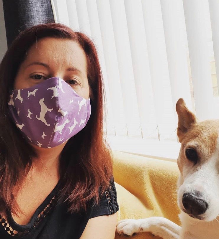 Jack Russell Terrier JR Designer Facemask Facecover