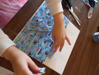 Summer Sewing Club Decoupage Textile Art Workshop Saturday 23rd August