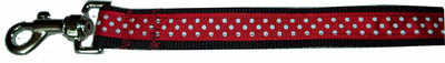 Red Polka Dog Lead