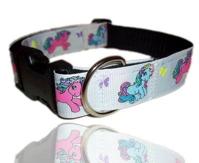 My little pony retro print dog collar