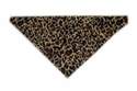 Leopard print dog bandana