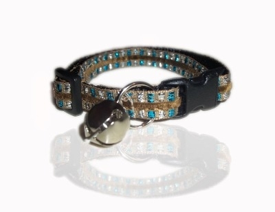 Blue Aztec Jewel Cat Collar