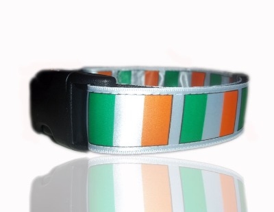 Irish Tri-Colour Flag Dog Collar