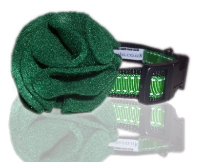 Limited Edition Irish Green Collar Flower