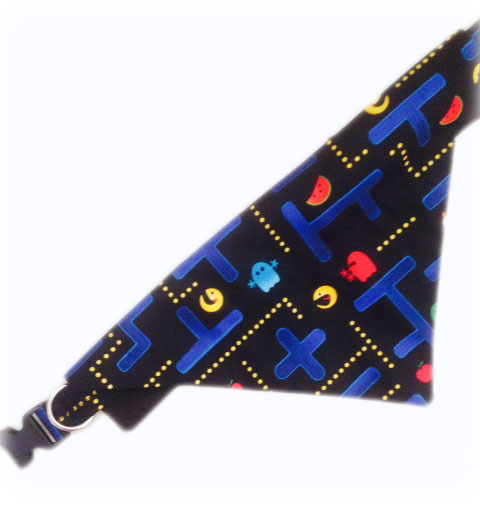 Download Pacman Retro Arcade Bandana And Collar Set