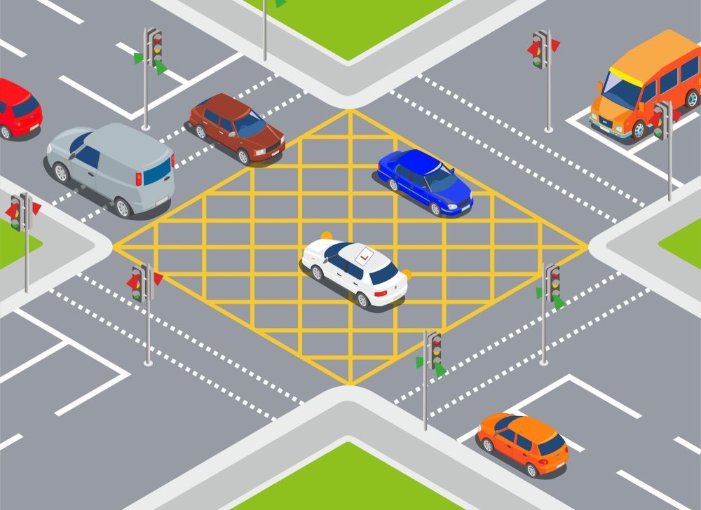 Box Junction Laws And Fines
You are permitted to enter a box junction, stop and wait for oncoming traffic to pass, provided your exit road is clear.

It is against the law to enter the box junction if your exit is not clear as you will be blocking the junction for other road users.

Many box junctions around the country, especially in busy city areas have cameras fitted to take evidence of the incorrect use of box junctions.

If you are caught, you will receive a fixed penalty fine in the region of £135, although this depends where you are.