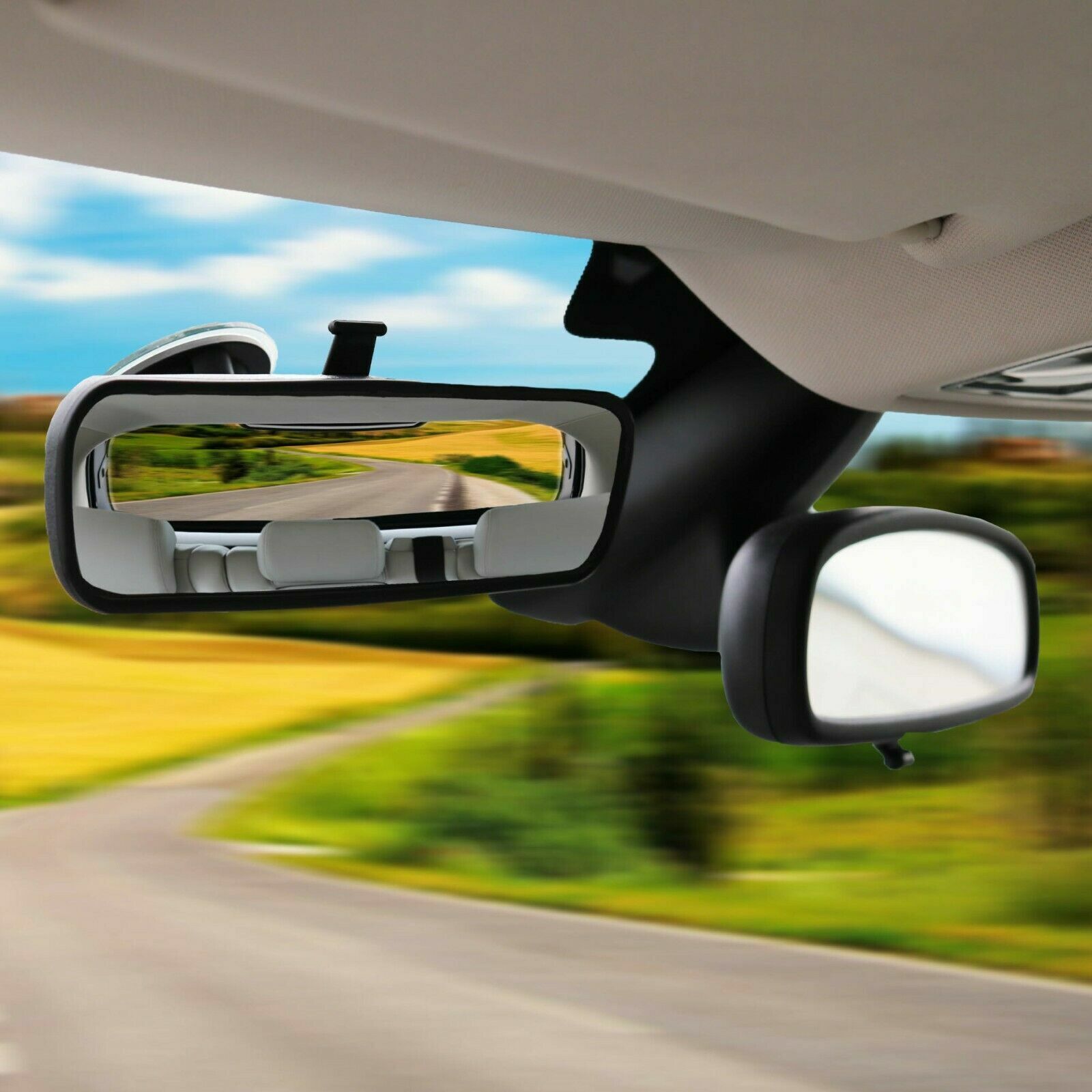 Drivers stunned to learn what the 'secret' button on rear view mirror is  really for