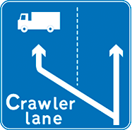 If youâ€™ve ever driven up a long, steep hill on a major road or motorway, you may have noticed an extra lane appearing on your left, usually marked by a road sign saying â€œCrawler Lane.â€
