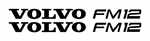 VOLVO FM12 Mirror Stickers ( pair )
