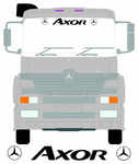 Mercedes-Benz AXOR Truck Screen Sticker
