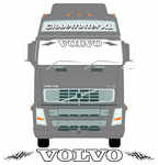 VOLVO Tribal Truck Screen Sticker