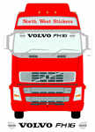 VOLVO FH16 Truck Screen Sticker