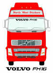 VOLVO FH16 Truck Screen Sticker