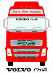 VOLVO FH12 Truck Screen Sticker