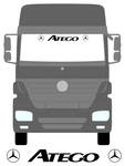 Mercedes-Benz  ATEGO Truck Screen Sticker
