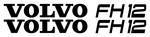 VOLVO FH12 Truck Wind Deflector Stickers ( pair )
