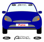 Ford Puma Screen Sticker
