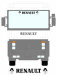 RENAULT Truck Screen Sticker