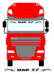 DAF XF Truck Screen Sticker