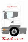 Scania TOPLINE Side Stickers ( pair )