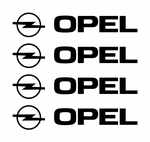 Opel Alloy Wheel Decals x 4