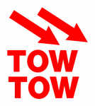 Tow stickers with arrows ( pair )