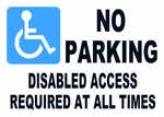 Disabled Parking Sticker Access Required at all times