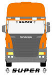 SCANIA Super with Griffins Truck Screen Sticker