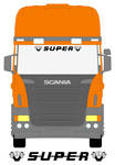 SCANIA Super V8 Griffins Truck Screen Sticker