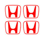 Honda Wheel Centre Cap Stickers