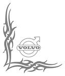 VOLVO logo Tribal Truck Side Window Stickers ( pair )