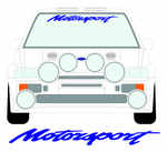 Motorsport Screen Sticker.