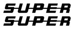 Scania Super logo "Small" Bodywork Sticker ( pair )