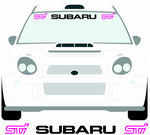 Subaru STi Screen Sticker
