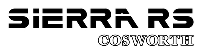 Ford Sierra Cosworth 3 Door Tailgate Sticker