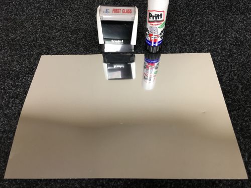 A4 Self Adhesive Printable Mirror Silver Foil sheets (10 Sheets)