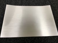 A4 Self Adhesive Printable Brushed Silver Foil sheets  (10 Sheets)