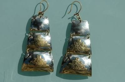 Chilean Brass Earrings CH01