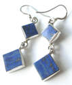 Lapiz Lazuli Silver Earrings (LLE01)