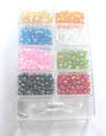 Bead kit with mix of coloured beads & findings(kit3)