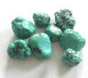 Turquoise nugget beads - Natural  Blue Stones